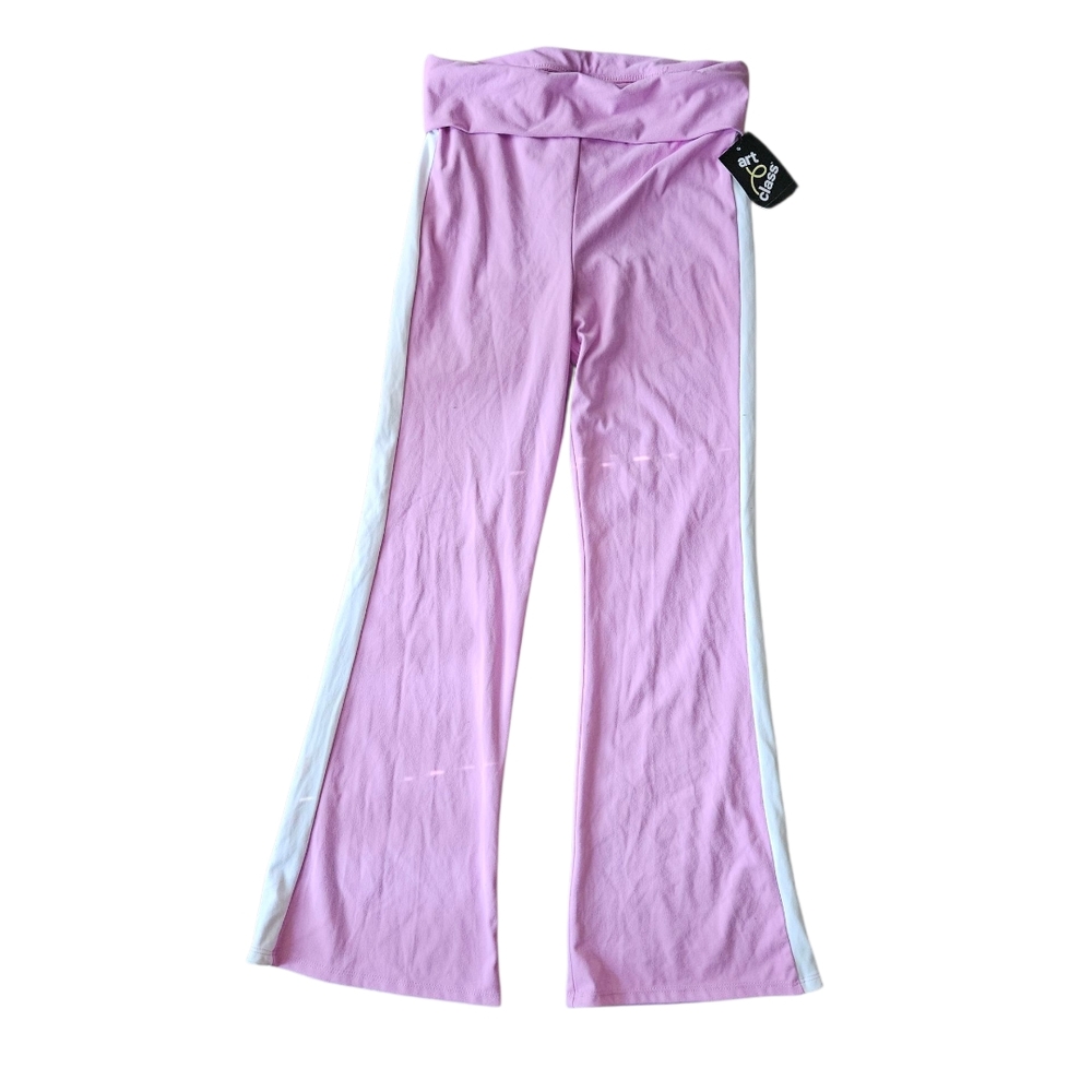 Art Class Girls' Sporty Fold Over Flare Pants Set - Picture 2 of 5